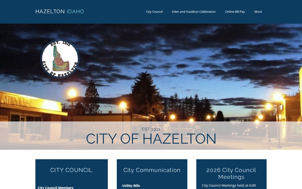 Official City of Hazelton criminal records context