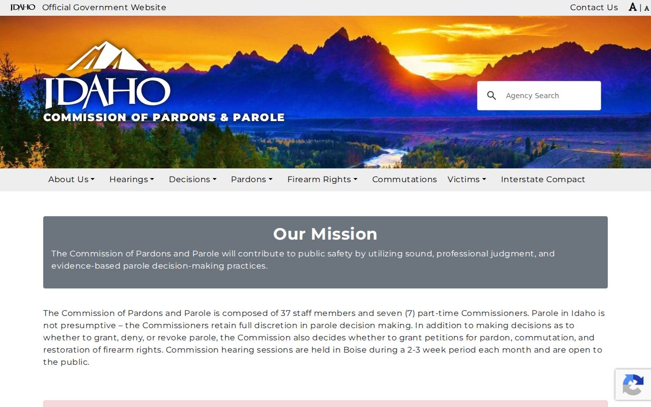 Hazelton criminal records route to Idaho parole decisions