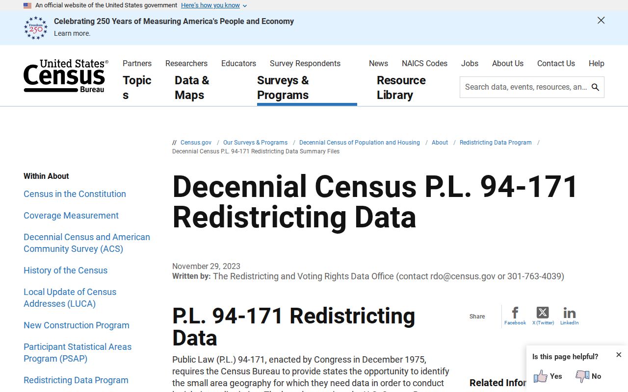 Census summary files for Jerome criminal records context